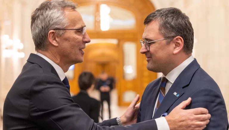 NATO Secretary General Jens Stoltenberg met the Foreign Minister of Ukraine, Dmytro Kuleba
