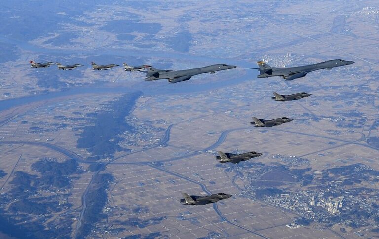 N. Korea fires more missiles as US flies bombers over South