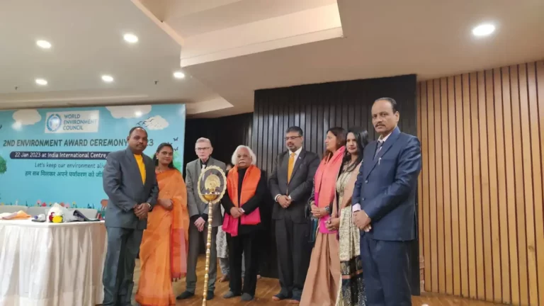 World Environment Council’s second environment award ceremony concluded in New Delhi