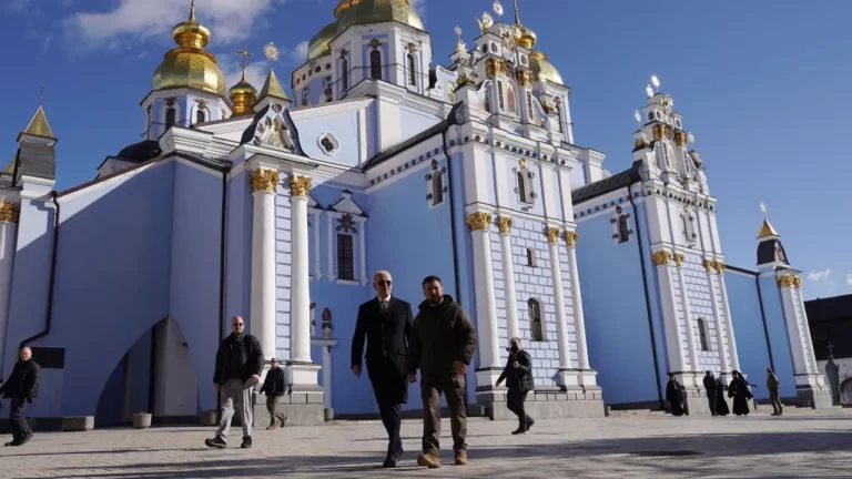Joe Biden surprise visit to Ukraine, met with his Ukrainian counterpart Volodymyr Zelenskiy