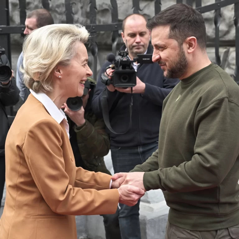 President of the EC, Ursula von der Leyen, travelled to Kyiv today, support amounts to €50 billion