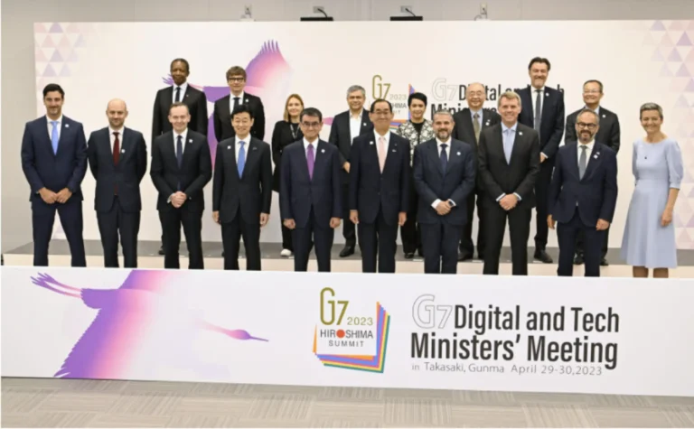G-7 Hiroshima Summit ; ministers agree on 5 principles to govern AI Risks
