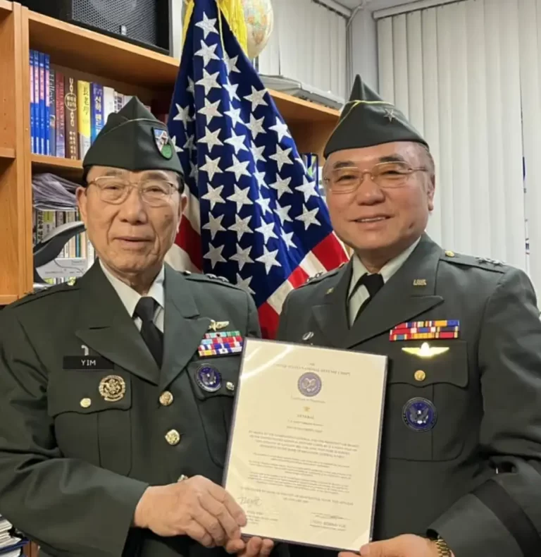 Dr. Sang Won Park, Appointed Major General (Honorary) for the United States National Defense Corps