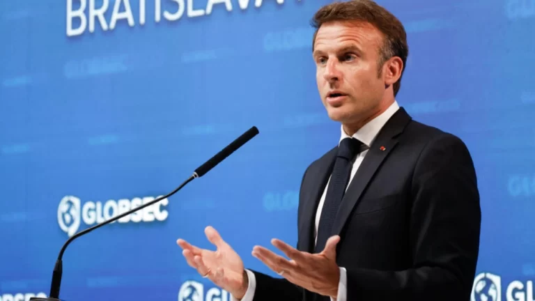 GLOBSEC 2023 : Macron says Putin has jolted NATO awake at Bratislava summit