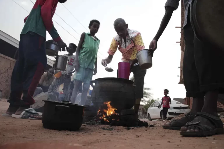 Sudan officials say airstrike kills 17 people, including 5 children, in capital Khartoum