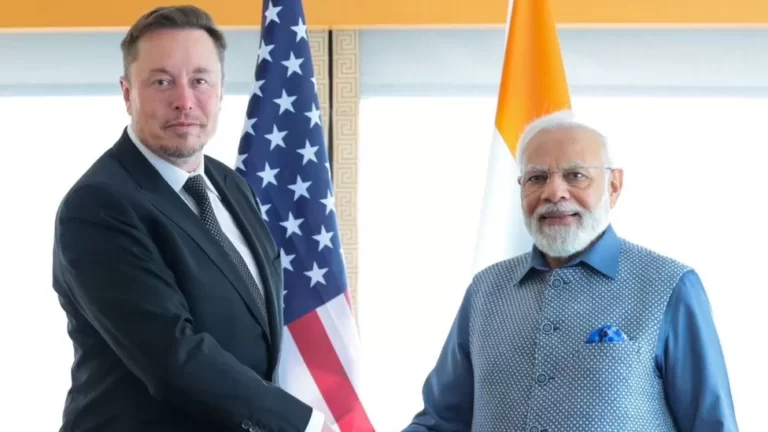 Modi in US :Tesla may soon set up manufacturing base in India, CEO Elon Musk after meeting with PM Modi