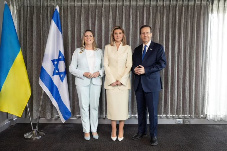 Ukrainian First Lady Zelenska Visit to Israel Focuses on Humanitarian Aid