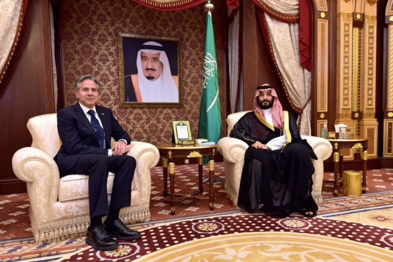 US Secretary Blinken meets with Saudi Crown Prince Mohammed bin Salman