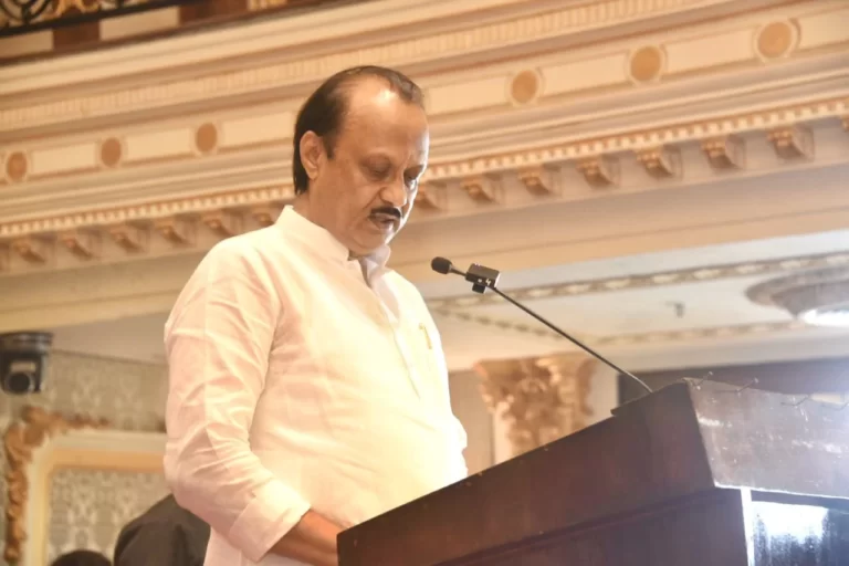 NCP leader Ajit Pawar takes oath as Deputy CM of Maharashtra