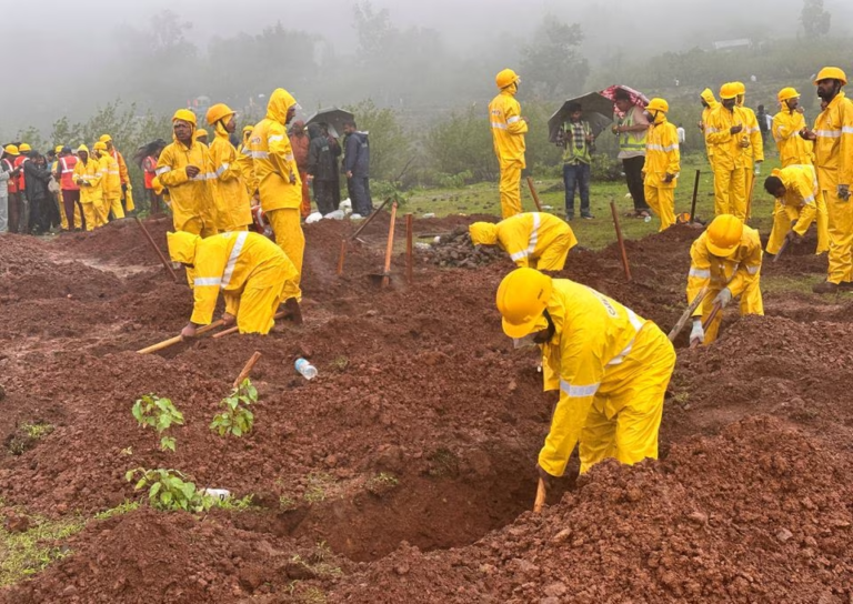 At least 16 dead, dozens missing after a landslide in Maharashtra state of India