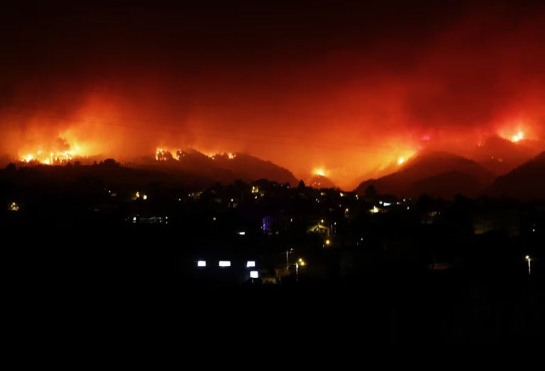 Tenerife wildfire : Tens of thousands evacuated as wildfire burns out of control on Spain’s Tenerife