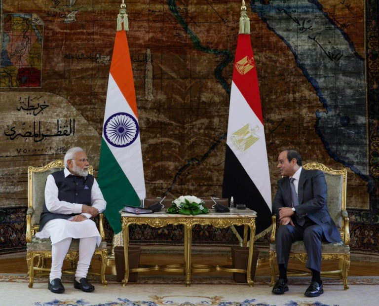 Hamas-Israel conflict: PM Modi, Egypt’s El-Sisi bat for early restoration of peace