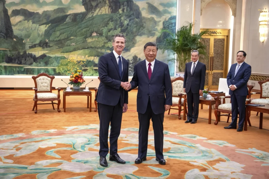 California governor trip shows US-China