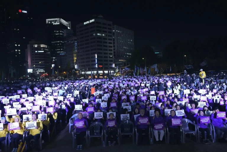 On the anniversary of a deadly Halloween crush, South Korean families demand a special investigation
