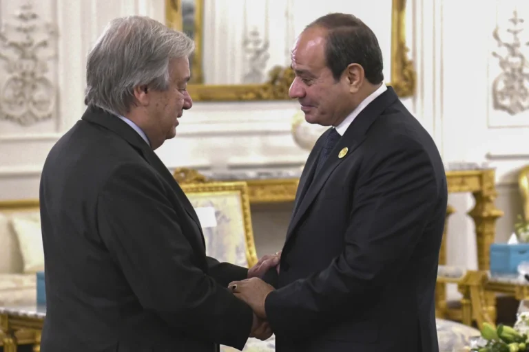 At Cairo Peace Summit, even Arab leaders at peace with Israel expressed growing anger over the Gaza war