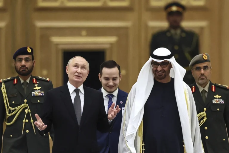Putin is visiting the UAE and Saudi Arabia, seeking to bolster Moscow’s Mideast clout