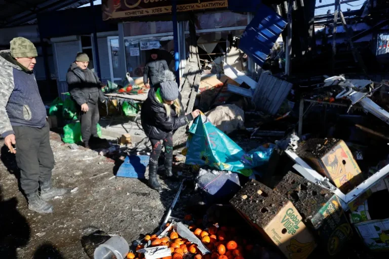 At least 27 people are reported killed in an attack on Donetsk in Russian-occupied Ukraine
