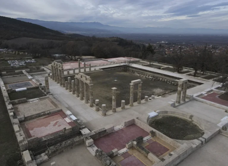 This is the palace where Alexander the Great was made king more than 2,300 years ago
