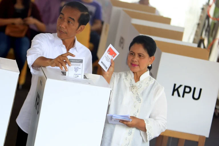 Indonesia election :Tomorrow, Indonesian President Jokowi and the First Lady will cast their votes at the Gambir Polling Station in Jakarta