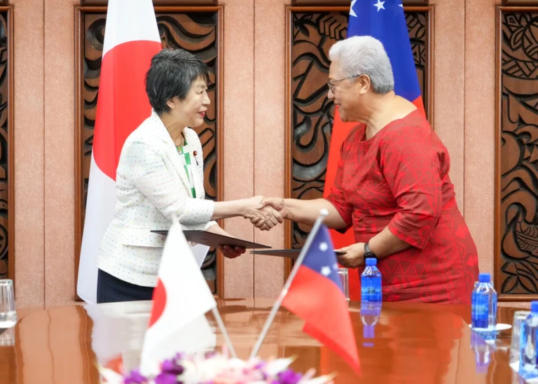 Japan announces a 2.4 billion yen grant aid package for Samoa, signaling a commitment to enhancing bilateral relations