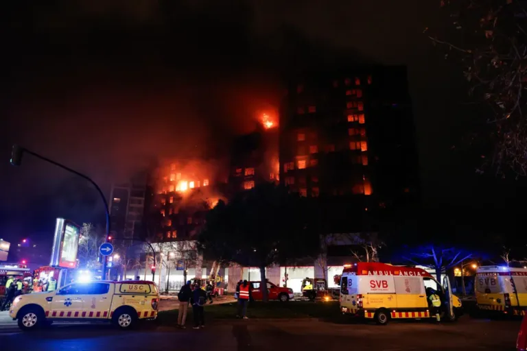 Several dead in building fire in Spanish city of Valencia
