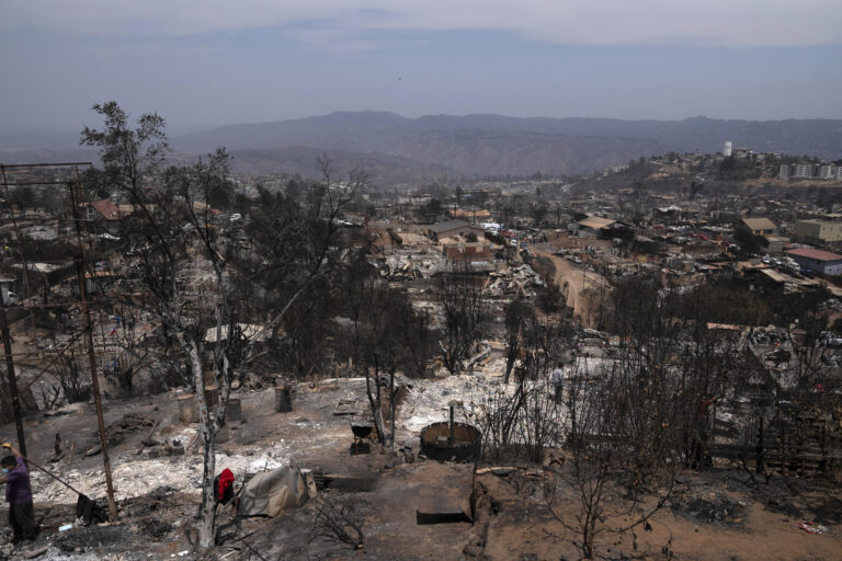 Chile declares national mourning period as fires death toll rises to almost 100