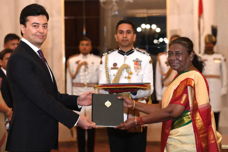 Envoys Of Five Nations Present Credentials To President Of India