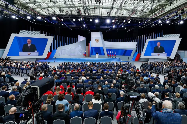 Putin warns West of risk of nuclear war, says Moscow can strike Western targets
