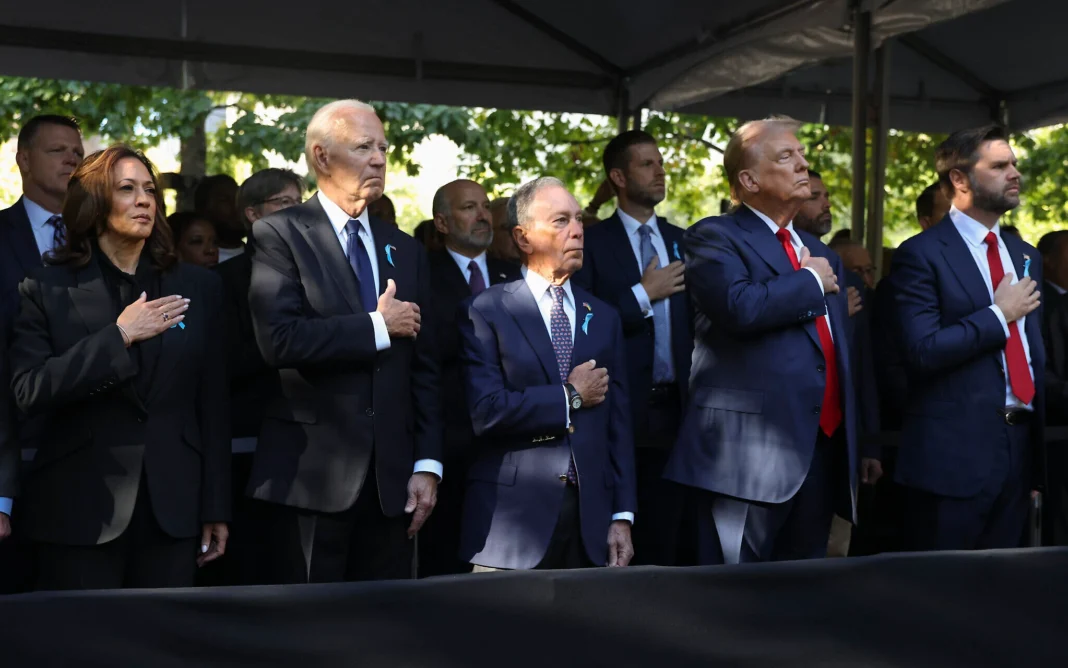 9/11 Anniversary at Ground Zero Brings U.S. Presidential Rivals Together