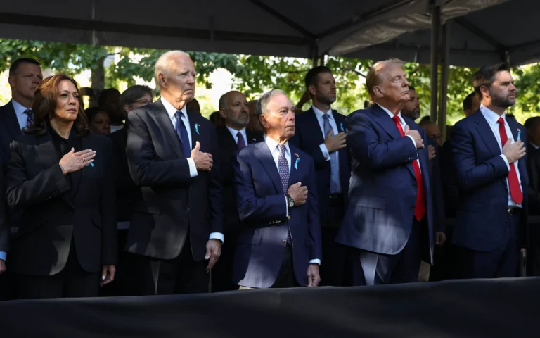 9/11 Anniversary at Ground Zero Brings U.S. Presidential Rivals Together