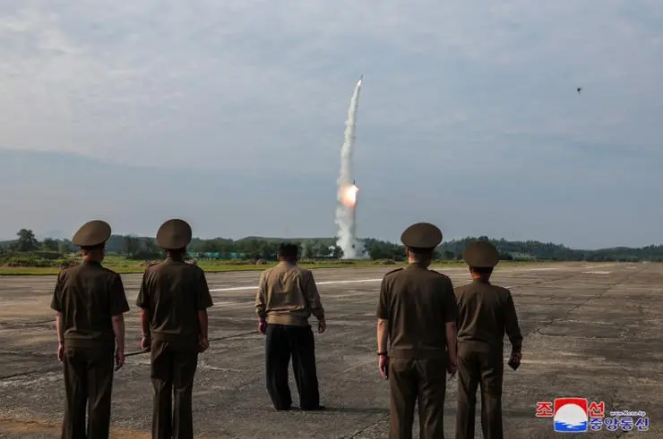 North Korea tests new ballistic missiles with super-large warhead, KCNA says