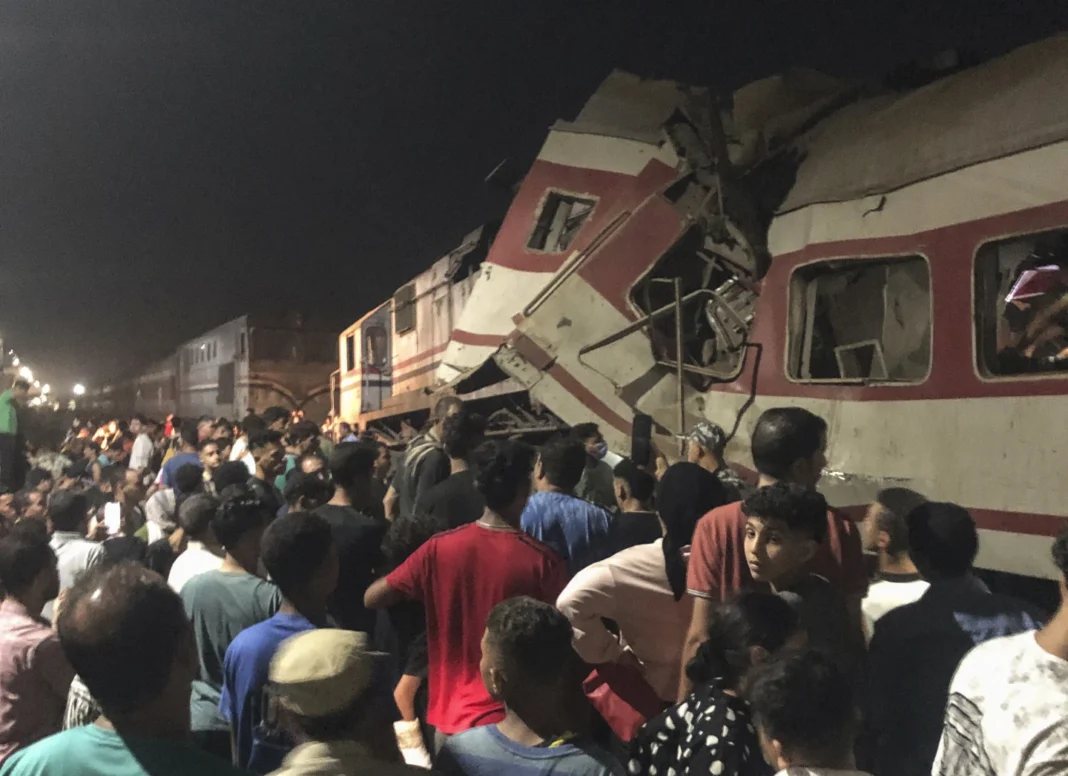 Trains collide in Egypt’s Nile Delta, resulting in 3 deaths and 29 injuries