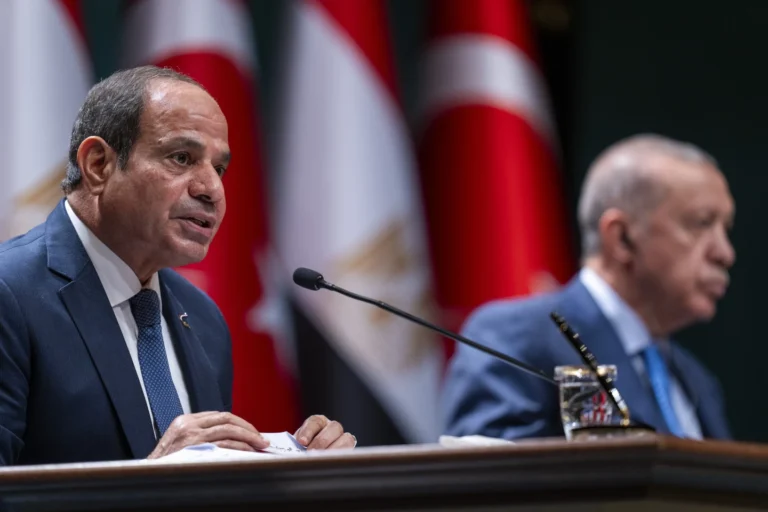 Egypt’s president makes his first visit to Turkey as relations thaw