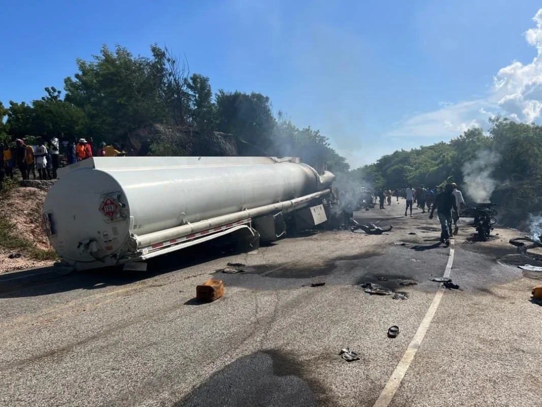 Fuel truck explosion kills at least 15 people in Haiti, 40 injured