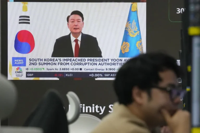 South Korea investigators request arrest warrant for Yoon over martial law