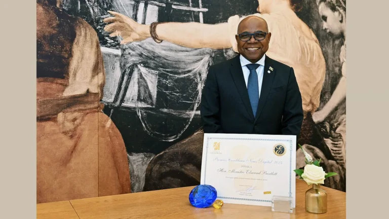 Jamaica’s Tourism Minister Edmund Bartlett Honored with Global Excellence Award