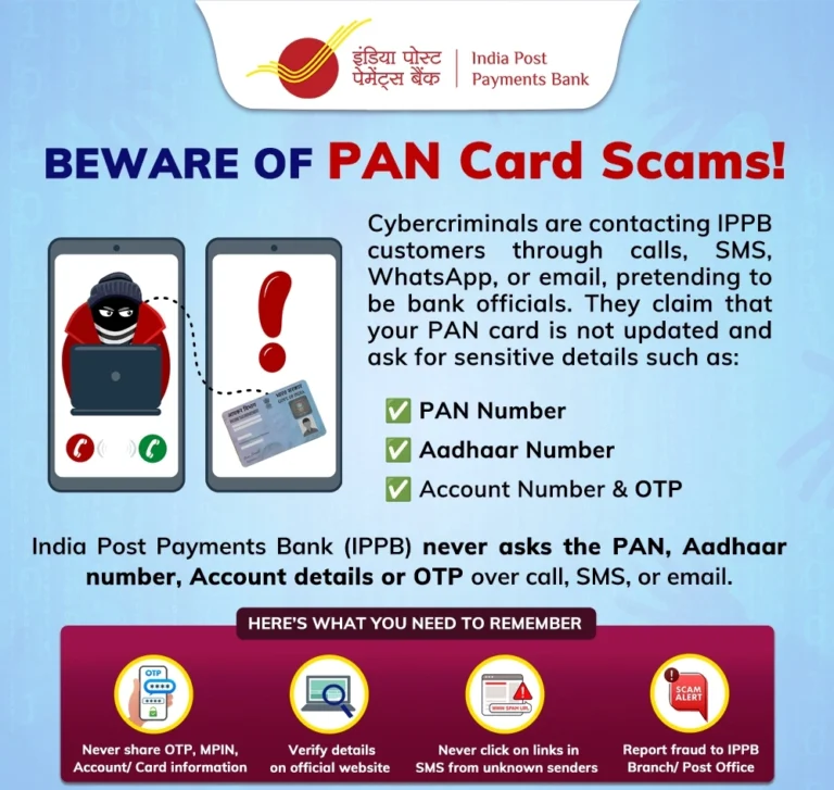 Attention PAN Card Holders! PIB Warns India Post Payments Bank Customers About Phishing Scams