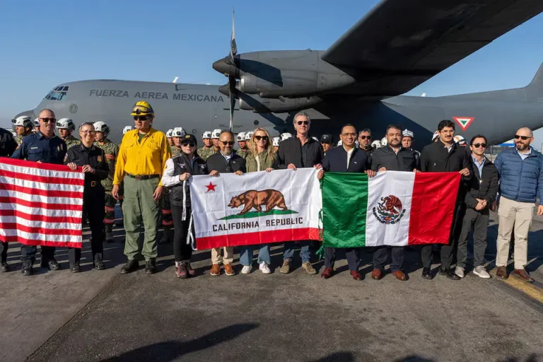 Canada and Mexico dispatch firefighters to assist with wildfires in California and Los Angeles