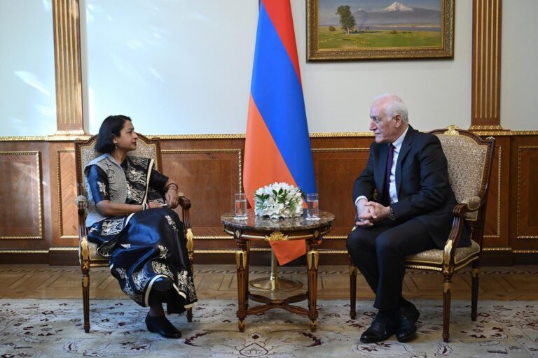 Armenian President Khachaturyan meets Indian Ambassador, congratulates India on Republic Day