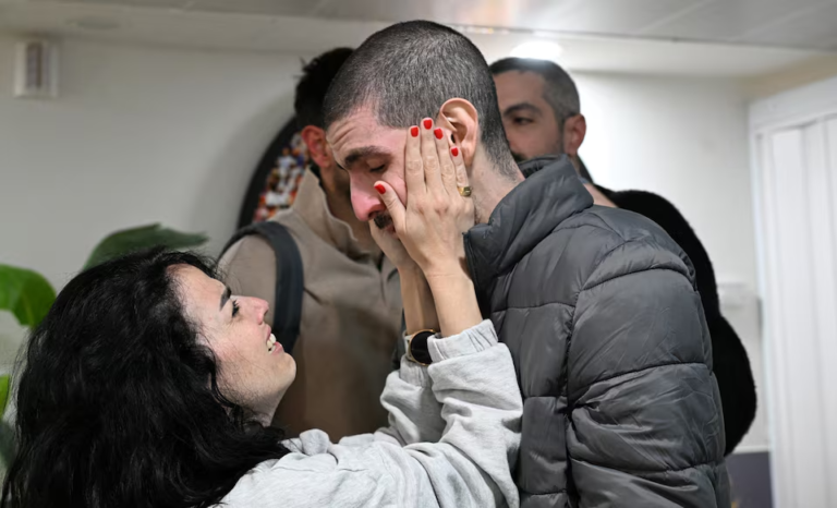 Hamas releases three hostages as Israel starts freeing Palestinian detainees