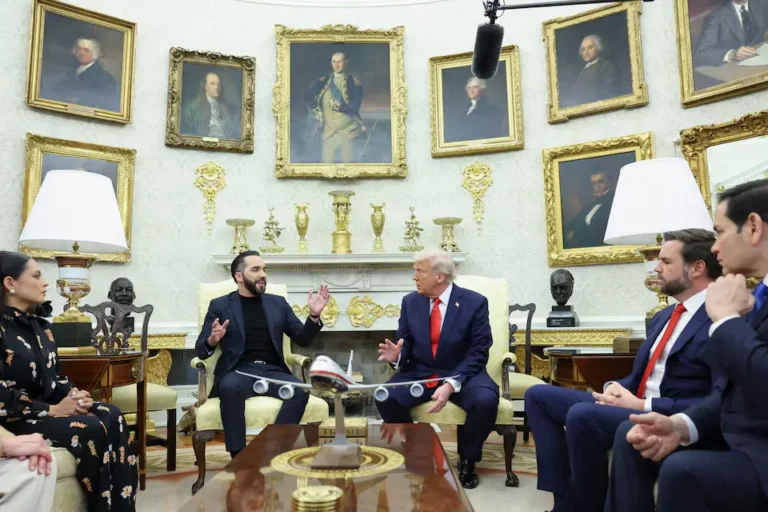 El Salvador’s President Bukele Meets Trump in Oval Office to Discuss Deportation and Security Ties