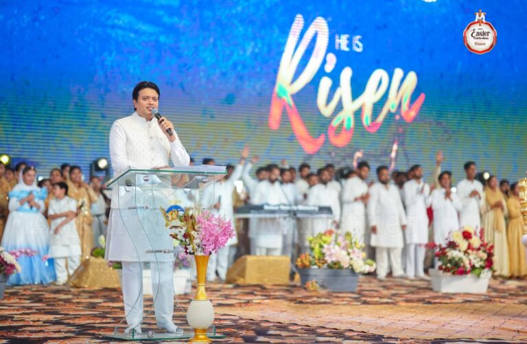 Thousands Flock to Khambra Church, Jalandhar for Ankur Narula Ministries’ Grand Easter Celebration