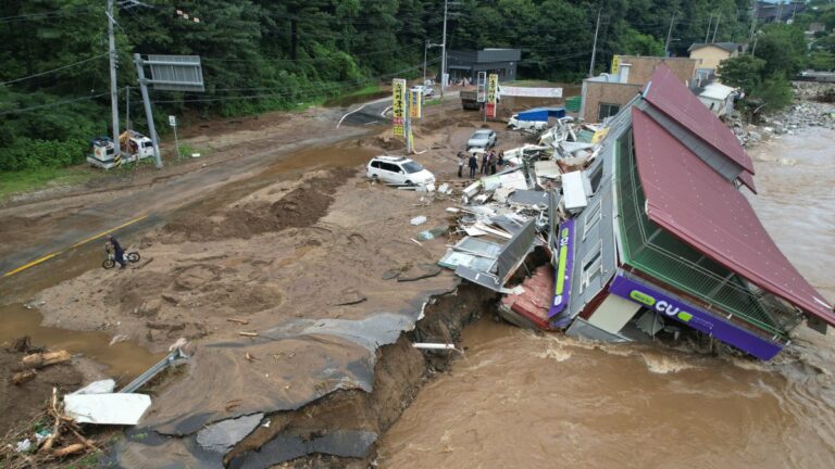 At Least 17 Dead, 11 Missing After Torrential Rains Devastate South Korea