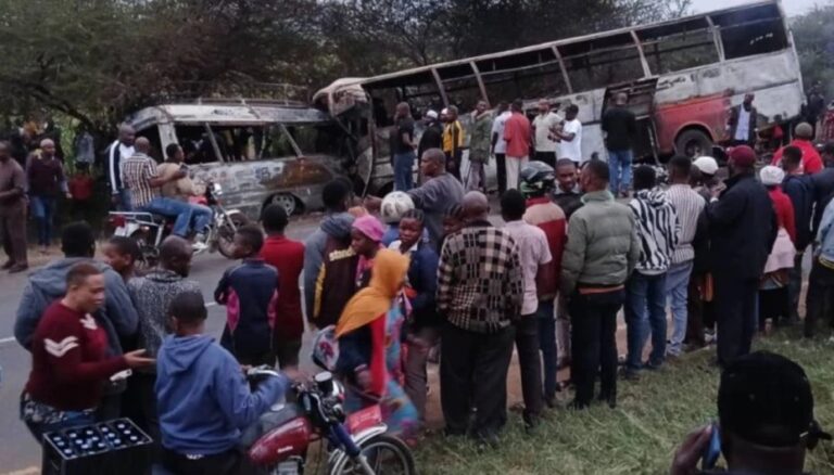 At least 37 people killed in a bus collision in a remote part of Tanzania