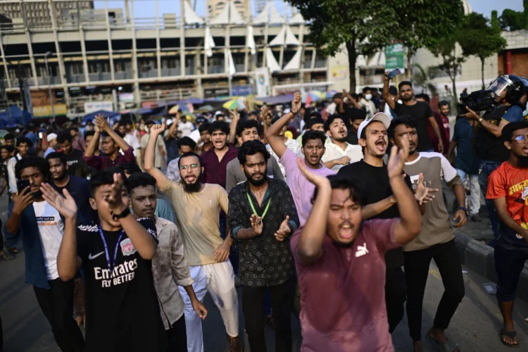 Students Rally in Grief After Bangladesh Fighter Jet Slams Into School, Killing 31, Mostly Children