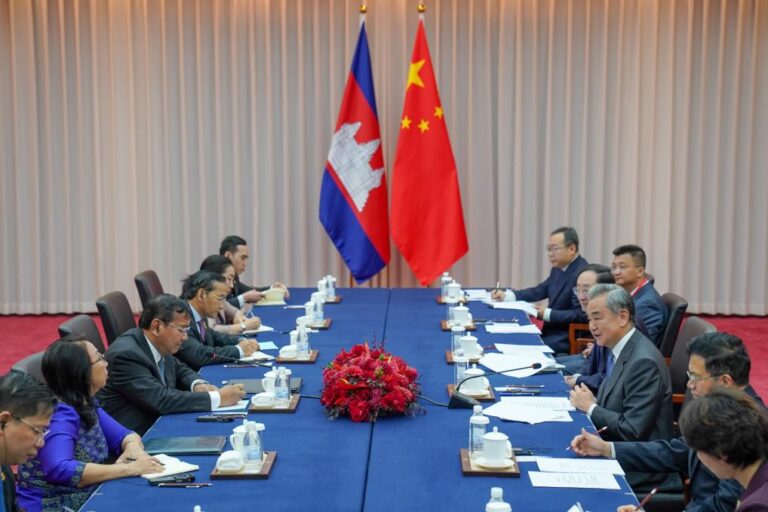 Chinese Foreign Minister Wang Yi meets Cambodian deputy prime minister