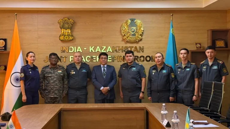 India, Kazakhstan Strengthen Defence and Peacekeeping Cooperation