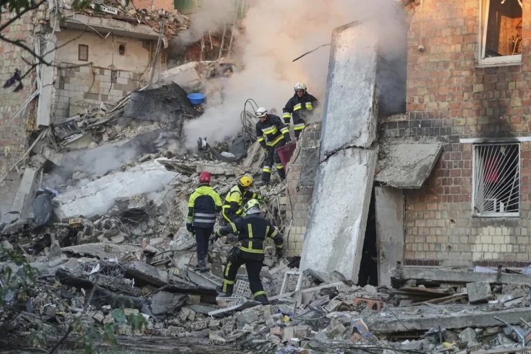 Major Russian attack includes rare strikes on the center of Kyiv, killing at least 21