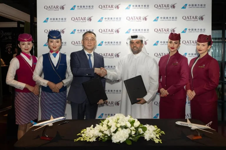 Qatar Airways and China Southern Airlines expand codeshare partnership