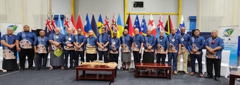 Fiji Prime Minister Rabuka Highlights Pacific Unity in Pursuit of Ocean of Peace